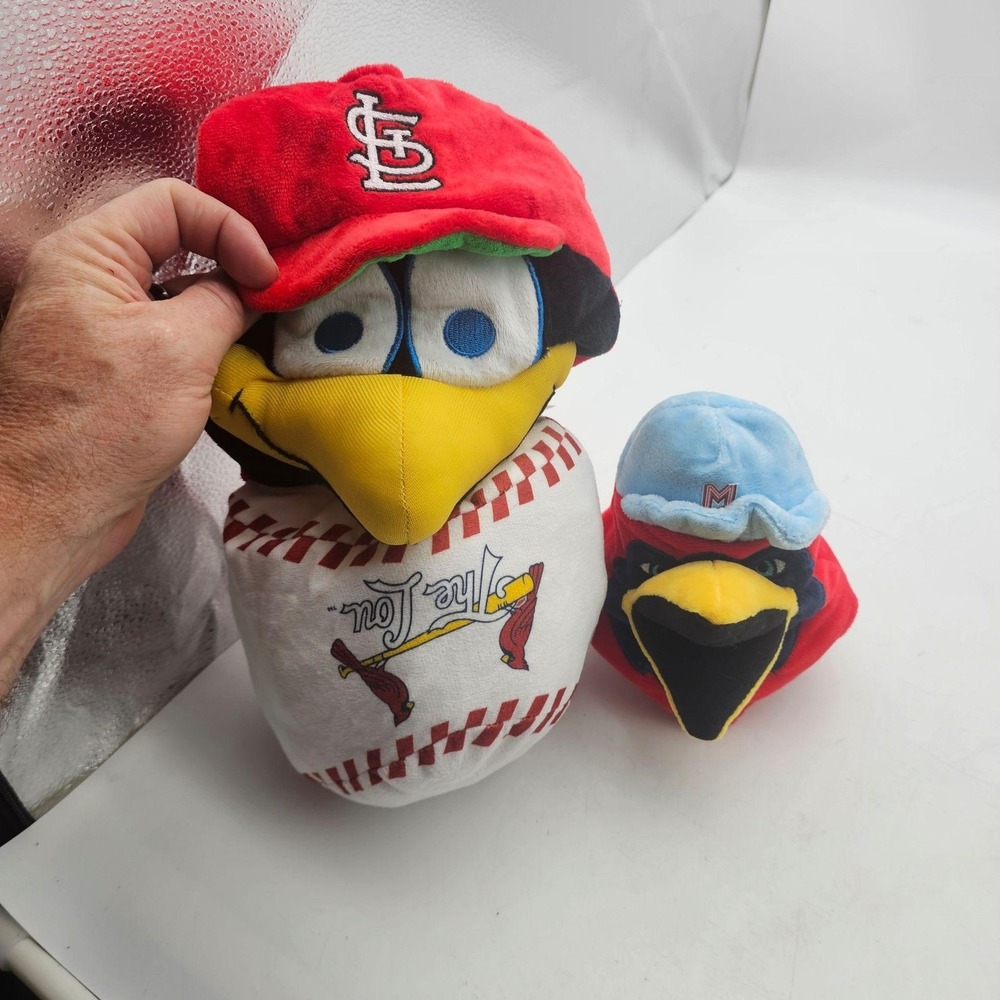 St. Louis Cardinals Plush Figure One Size Red White MLB Baseball Kids Club